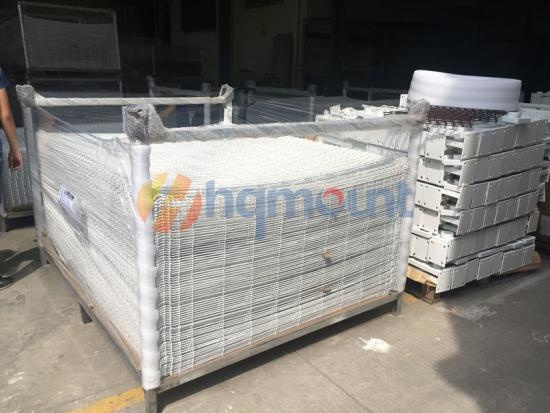 solar welded wire mesh fence