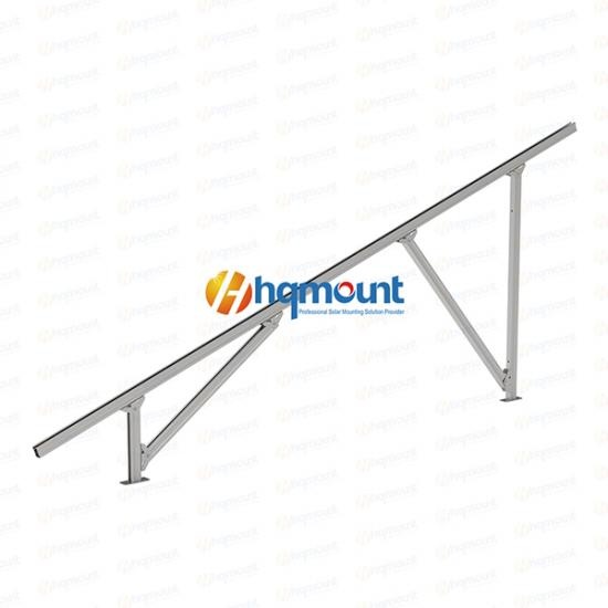 solar ground mount system with U profile steel