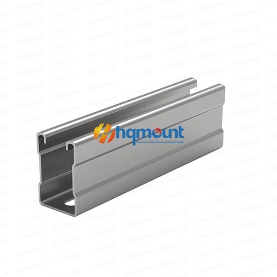 solar ground mount system with U profile steel