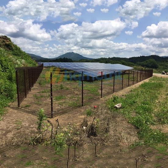solar power plant fence