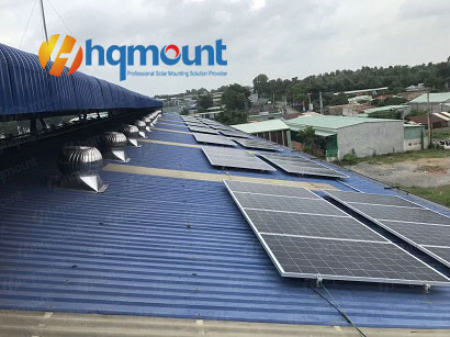 sistem atap baut penyangkut solar