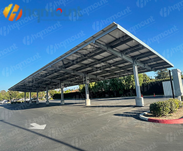 Penyelesaian pemasangan carport fotovoltaik keluli karbon 1.5MW