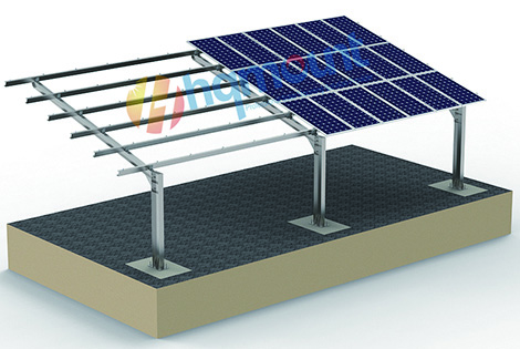 Kes pemasangan terkini carport solar keluli karbon
        