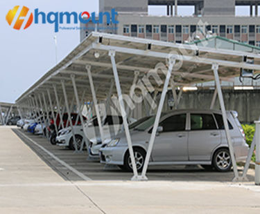  1.15MW carport solar aluminium berjalan