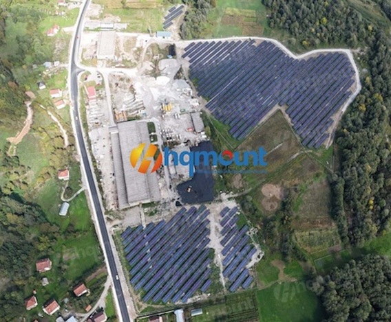 Pendakap PV Keluli ZAM 5MW untuk Loji Janakuasa Suria