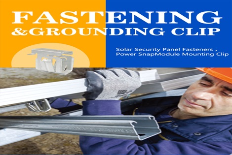Pengapit anti kecurian untuk sistem panel solar