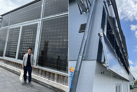 Dinding fotovoltaik untuk bangunan lama dan baru
        