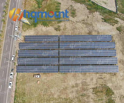 Projek pemasangan tanah solar 1MW HQ-GT3 pra-pasang
        